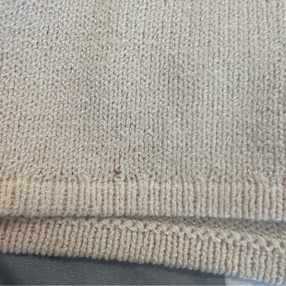 Vintage 70s St. John Cream Santana Knit Double Breasted Sleeveless Dress sz XS - Picture 10 of 15